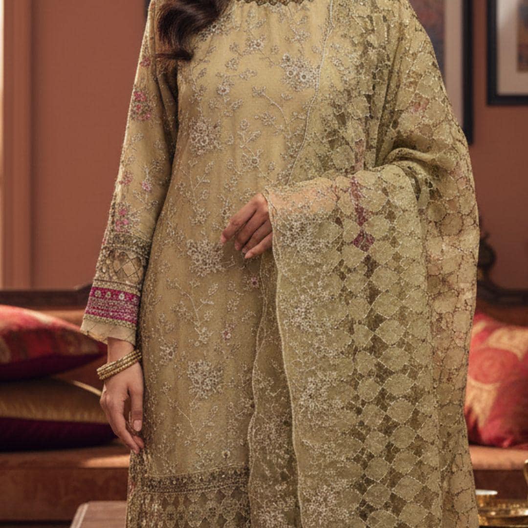 Embroidered Pakistani 3 Piece Suit for Women – Luxury Formal Salwar Kameez with Dupatta – Eid Outfit, Wedding Guest Dress