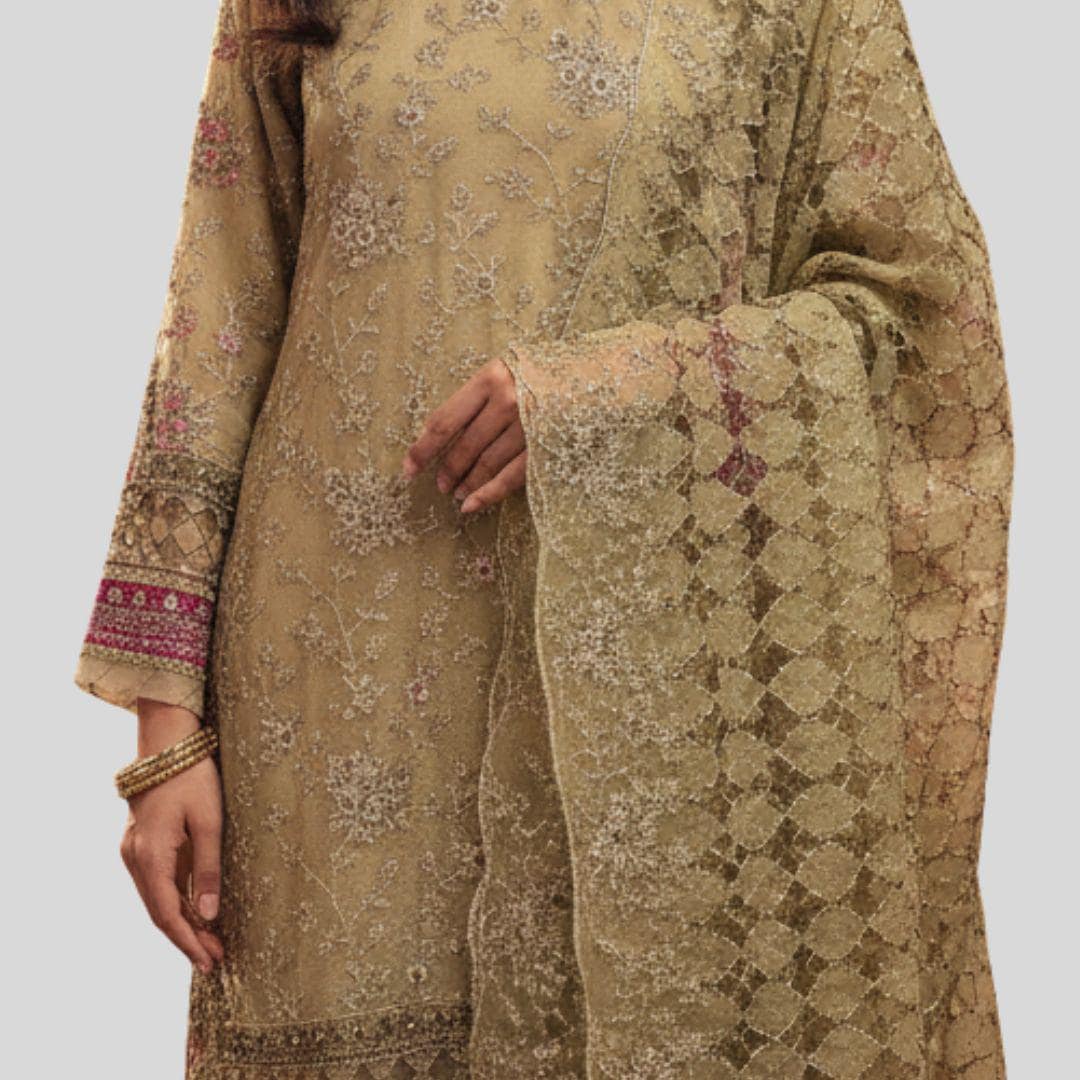 Embroidered Pakistani 3 Piece Suit for Women – Luxury Formal Salwar Kameez with Dupatta – Eid Outfit, Wedding Guest Dress